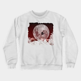 Snowboard Freestyle - Blood Moon Crewneck Sweatshirt